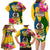 Malampa Day Family Matching Long Sleeve Bodycon Dress and Hawaiian Shirt Proud To Be A Ni-Van Beauty Pacific Flower LT03 - Polynesian Pride