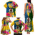 Malampa Day Family Matching Tank Maxi Dress and Hawaiian Shirt Proud To Be A Ni-Van Beauty Pacific Flower LT03 - Polynesian Pride