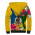 Malampa Day Sherpa Hoodie Proud To Be A Ni-Van Beauty Pacific Flower LT03 - Polynesian Pride