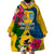 Malampa Day Wearable Blanket Hoodie Proud To Be A Ni-Van Beauty Pacific Flower LT03 - Polynesian Pride