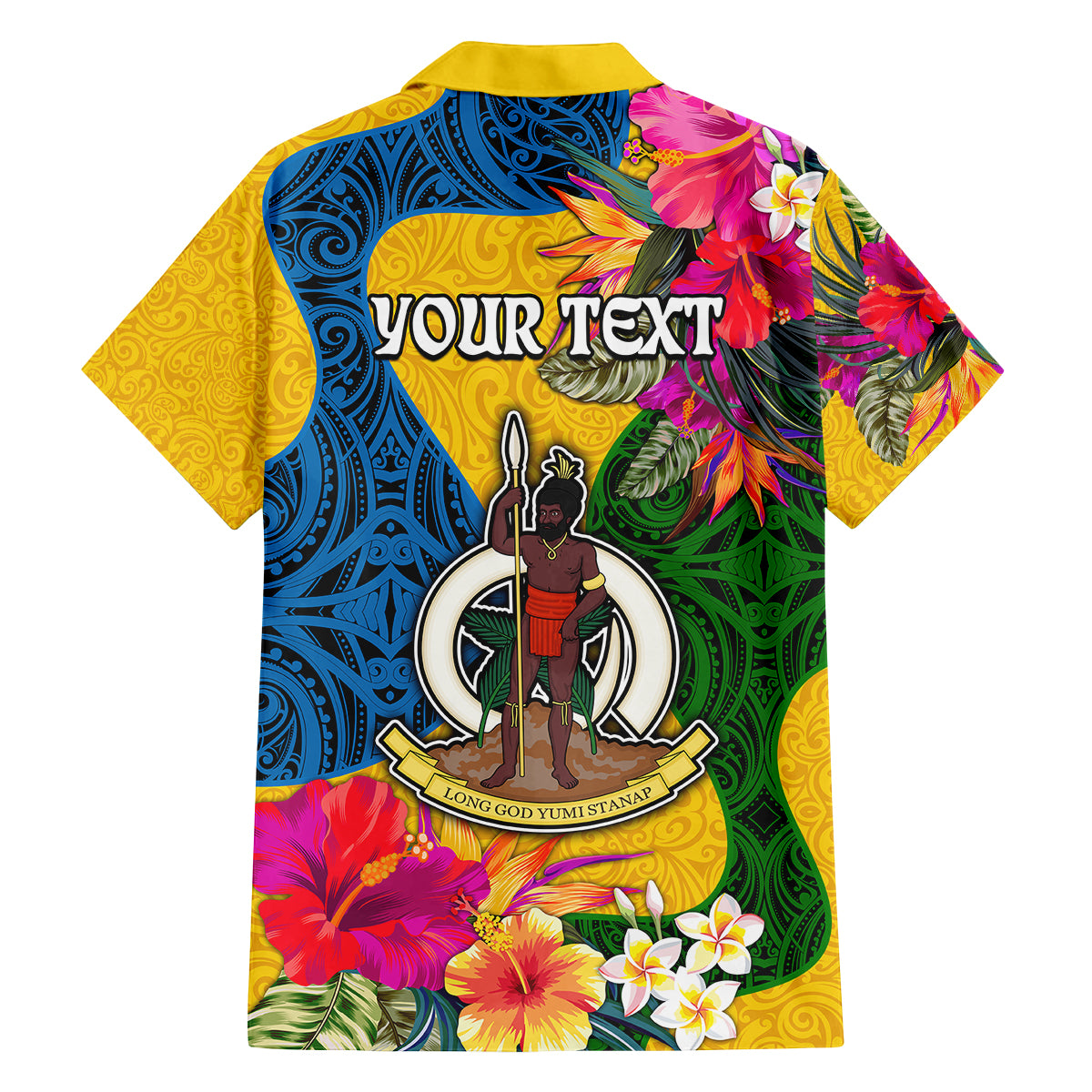 Personalised Malampa Day Kid Hawaiian Shirt Proud To Be A Ni-Van Beauty Pacific Flower LT03 - Polynesian Pride