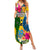 Personalised Malampa Day Summer Maxi Dress Proud To Be A Ni-Van Beauty Pacific Flower LT03 Women Yellow - Polynesian Pride