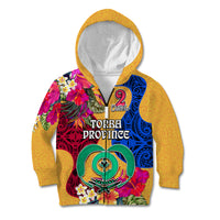 Torba Day Kid Hoodie Proud To Be A Ni-Van Beauty Pacific Flower LT03 Zip Hoodie Yellow - Polynesian Pride