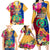 Personalised Torba Day Family Matching Long Sleeve Bodycon Dress and Hawaiian Shirt Proud To Be A Ni-Van Beauty Pacific Flower LT03 Yellow - Polynesian Pride