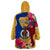 Personalised Torba Day Wearable Blanket Hoodie Proud To Be A Ni-Van Beauty Pacific Flower LT03 - Polynesian Pride