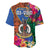 Tafea Day Baseball Jersey Proud To Be A Ni-Van Beauty Pacific Flower LT03 - Polynesian Pride