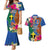 Tafea Day Couples Matching Mermaid Dress and Hawaiian Shirt Proud To Be A Ni-Van Beauty Pacific Flower LT03 Blue - Polynesian Pride