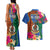 Tafea Day Couples Matching Tank Maxi Dress and Hawaiian Shirt Proud To Be A Ni-Van Beauty Pacific Flower LT03 - Polynesian Pride
