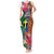 Tafea Day Tank Maxi Dress Proud To Be A Ni-Van Beauty Pacific Flower LT03 Women Blue - Polynesian Pride