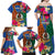 Personalised Tafea Day Family Matching Off Shoulder Maxi Dress and Hawaiian Shirt Proud To Be A Ni-Van Beauty Pacific Flower LT03 - Polynesian Pride