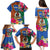 Personalised Tafea Day Family Matching Puletasi Dress and Hawaiian Shirt Proud To Be A Ni-Van Beauty Pacific Flower LT03 - Polynesian Pride