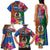 Personalised Tafea Day Family Matching Tank Maxi Dress and Hawaiian Shirt Proud To Be A Ni-Van Beauty Pacific Flower LT03 - Polynesian Pride