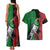 New Zealand Kereru And Pohutukawa Couples Matching Tank Maxi Dress and Hawaiian Shirt Maori Tribal Tattoo