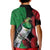 New Zealand Kereru And Pohutukawa Kid Polo Shirt Maori Tribal Tattoo