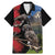 New Zealand Kea And Pohutukawa Family Matching Mermaid Dress and Hawaiian Shirt With The Mountain Landscape