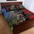 New Zealand Kea And Pohutukawa Quilt Bed Set With The Mountain Landscape