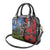 New Zealand Kea And Pohutukawa Shoulder Handbag With The Mountain Landscape