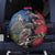 New Zealand Kea And Pohutukawa Spare Tire Cover With The Mountain Landscape