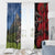 New Zealand Kea And Pohutukawa Window Curtain With The Mountain Landscape