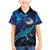 New Zealand Tui Bird Family Matching Mermaid Dress and Hawaiian Shirt The Pleiades Star Cluster and Koru Tribal Tattoo Galaxy Vibe