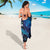 New Zealand Tui Bird Sarong The Pleiades Star Cluster and Koru Tribal Tattoo Galaxy Vibe