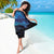 New Zealand Tui Bird Sarong The Pleiades Star Cluster and Koru Tribal Tattoo Galaxy Vibe