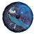 New Zealand Tui Bird Spare Tire Cover The Pleiades Star Cluster and Koru Tribal Tattoo Galaxy Vibe