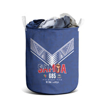 Samoa Rugby Laundry Basket Six Eight Five to The World - Pacific Motif LT03 - Polynesian Pride