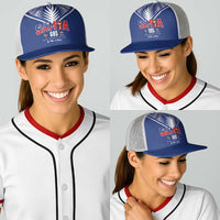 Samoa Rugby Baseball Net Cap Six Eight Five to The World - Pacific Motif LT03 - Polynesian Pride