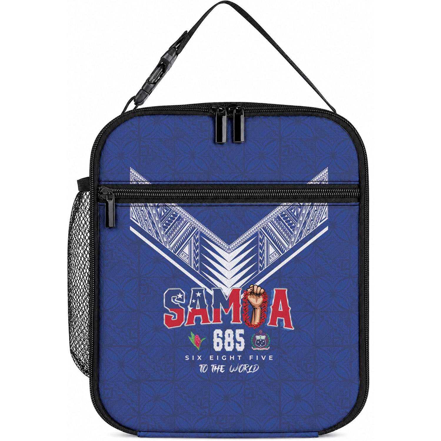 Samoa Rugby Lunch Bag Six Eight Five to The World - Pacific Motif
