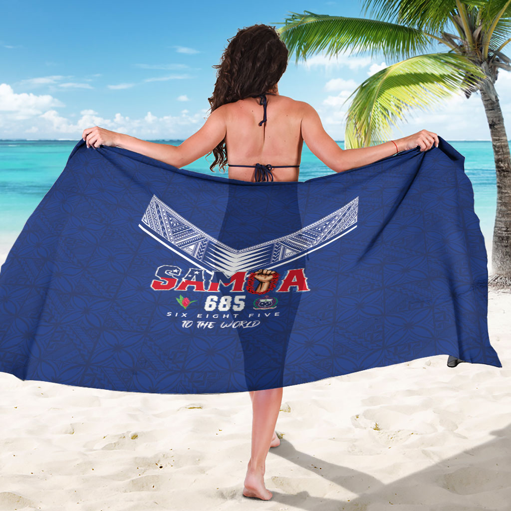 Samoa Rugby Sarong Six Eight Five to The World - Pacific Motif LT03 - Polynesian Pride