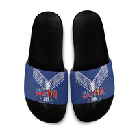 Samoa Rugby Slide Sandals Six Eight Five to The World - Pacific Motif LT03 Multicolor - Polynesian Pride