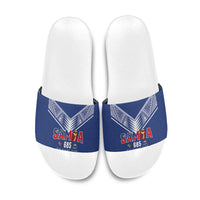 Samoa Rugby Slide Sandals Six Eight Five to The World - Pacific Motif LT03 Multicolor - Polynesian Pride