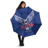 Samoa Rugby Umbrella Six Eight Five to The World - Pacific Motif LT03 - Polynesian Pride