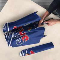 Samoa Rugby Umbrella Six Eight Five to The World - Pacific Motif LT03 - Polynesian Pride