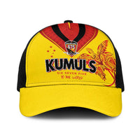 Papua New Guinea Rugby Baseball Net Cap Six Seven Five to The World - Melanesian Pattern LT03 One Size Black Multicolor - Polynesian Pride