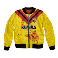 Papua New Guinea Rugby Custom Bomber Jacket Six Seven Five to The World - Melanesian Pattern LT03 Unisex Multicolor - Polynesian Pride