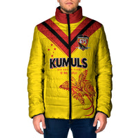 Papua New Guinea Rugby Custom Padded Jacket Six Seven Five to The World - Melanesian Pattern LT03 Men Multicolor - Polynesian Pride