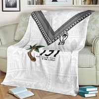 Fijian Rugby Blanket Six Seven Nine to The World - Tapa Pattern