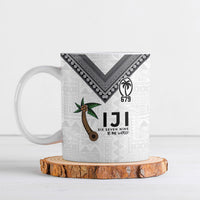 Fijian Rugby Ceramic Mug Six Seven Nine to The World - Tapa Pattern LT03 Multicolor - Polynesian Pride