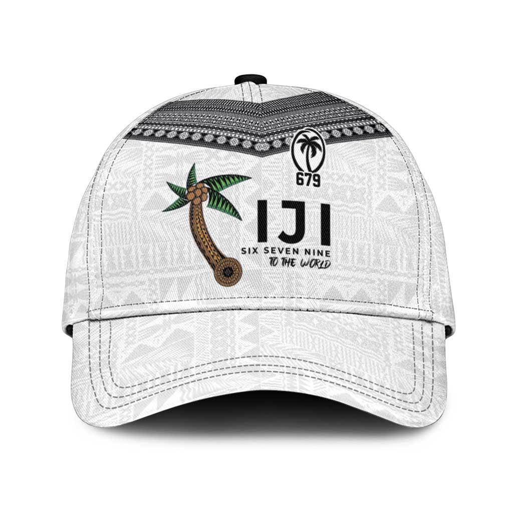 Fijian Rugby Classic Cap Six Seven Nine to The World - Tapa Pattern LT03 Universal Fit Multicolor - Polynesian Pride