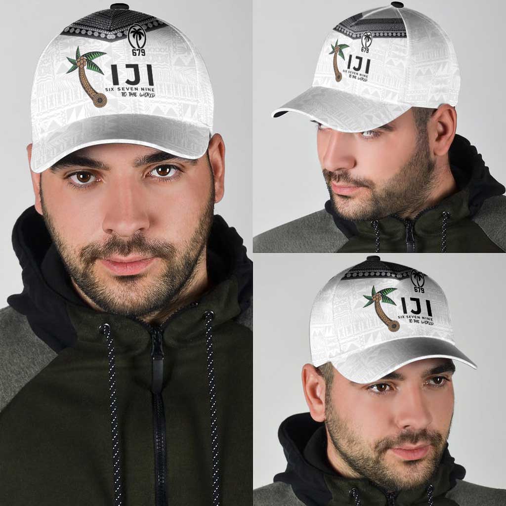 Fijian Rugby Classic Cap Six Seven Nine to The World - Tapa Pattern LT03 - Polynesian Pride