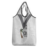 Fijian Rugby Grocery Bag Six Seven Nine to The World - Tapa Pattern LT03 - Polynesian Pride