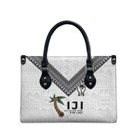 Fijian Rugby Leather Bag Six Seven Nine to The World - Tapa Pattern LT03 - Polynesian Pride