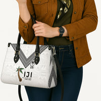 Fijian Rugby Leather Bag Six Seven Nine to The World - Tapa Pattern LT03 - Polynesian Pride