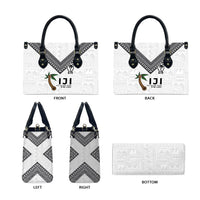 Fijian Rugby Leather Bag Six Seven Nine to The World - Tapa Pattern LT03 - Polynesian Pride