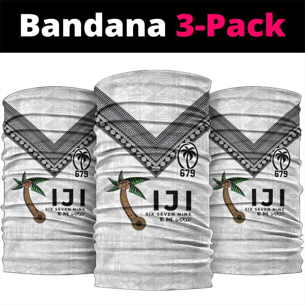 Fijian Rugby Neck Gaiter Six Seven Nine to The World - Tapa Pattern LT03 package One Size: 25*50cm Multicolor - Polynesian Pride
