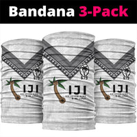 Fijian Rugby Neck Gaiter Six Seven Nine to The World - Tapa Pattern LT03 package One Size: 25*50cm Multicolor - Polynesian Pride