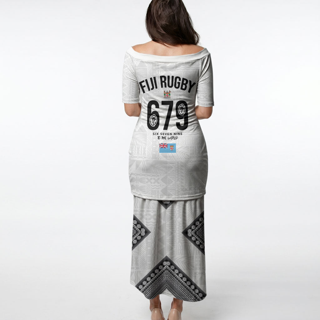 Fijian Rugby Puletasi Six Seven Nine to The World - Tapa Pattern LT03 - Polynesian Pride
