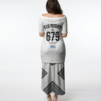 Fijian Rugby Puletasi Six Seven Nine to The World - Tapa Pattern LT03 - Polynesian Pride